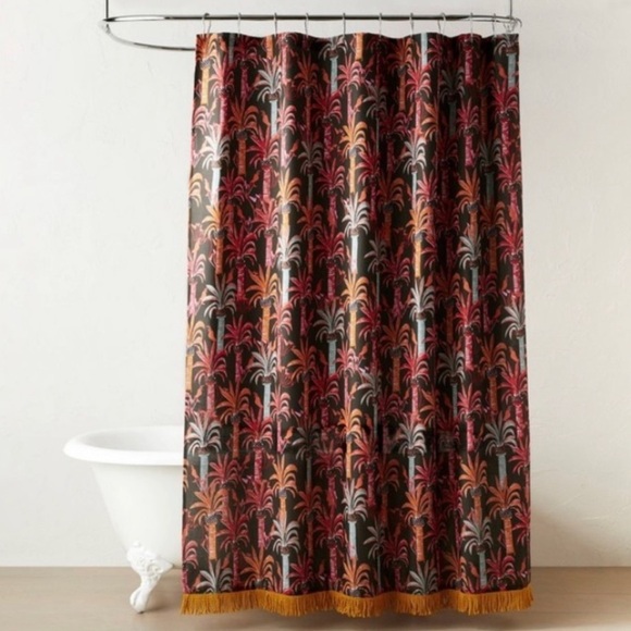 🌴🌴nwt opalhouse palm on Blake shower curtain 72”🌴🌴 - Picture 1 of 10
